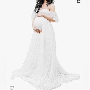 NWOT XL Lace Maternity Gown